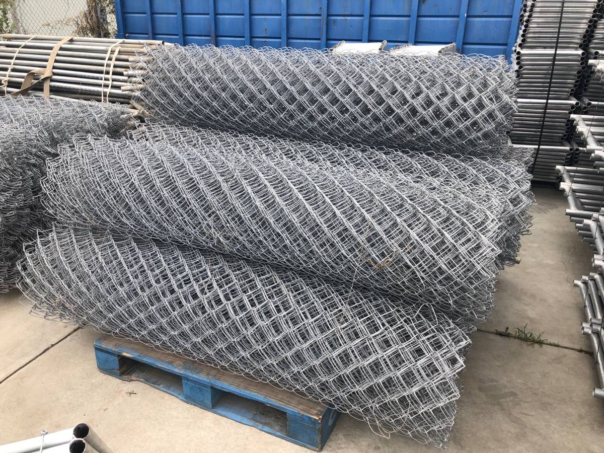 Galvanized Steel Chain Link Fence Roll Lam Supply Store